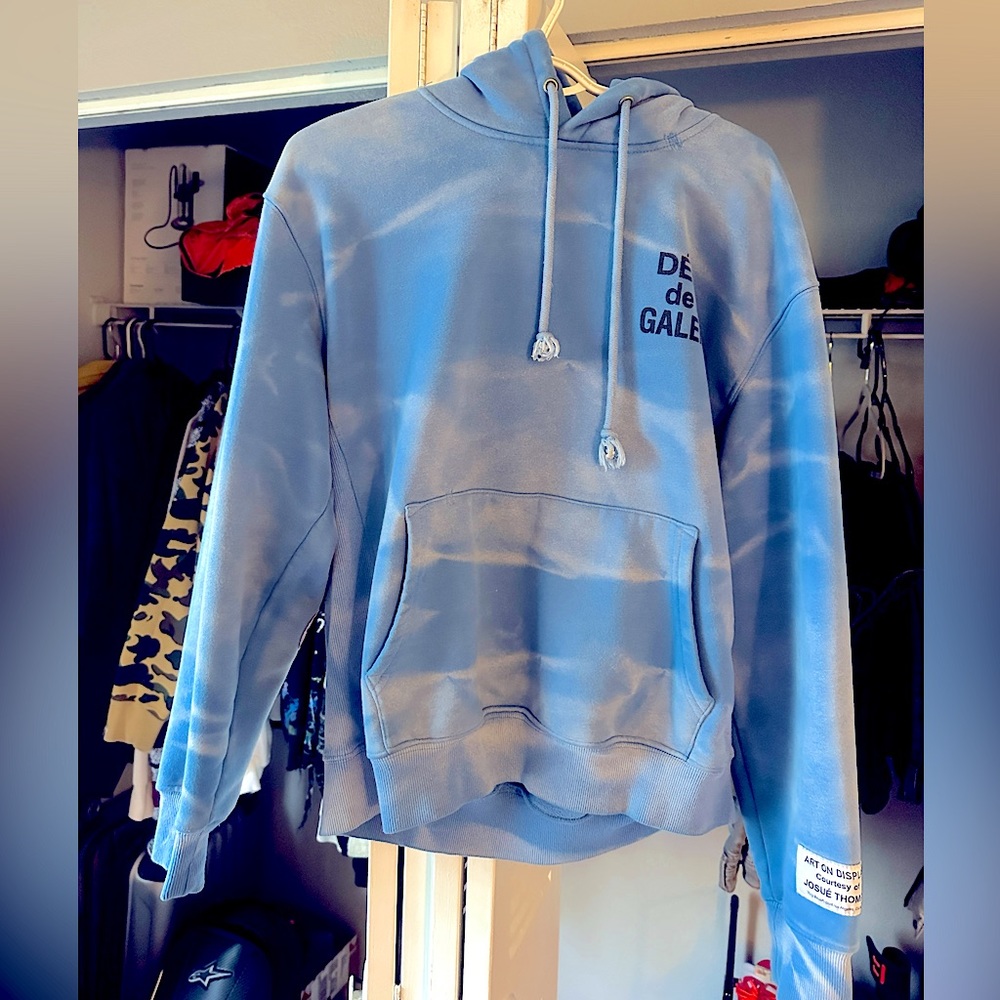 Gallery dept. Multi G Patch Hoodie Light Blue Medium
